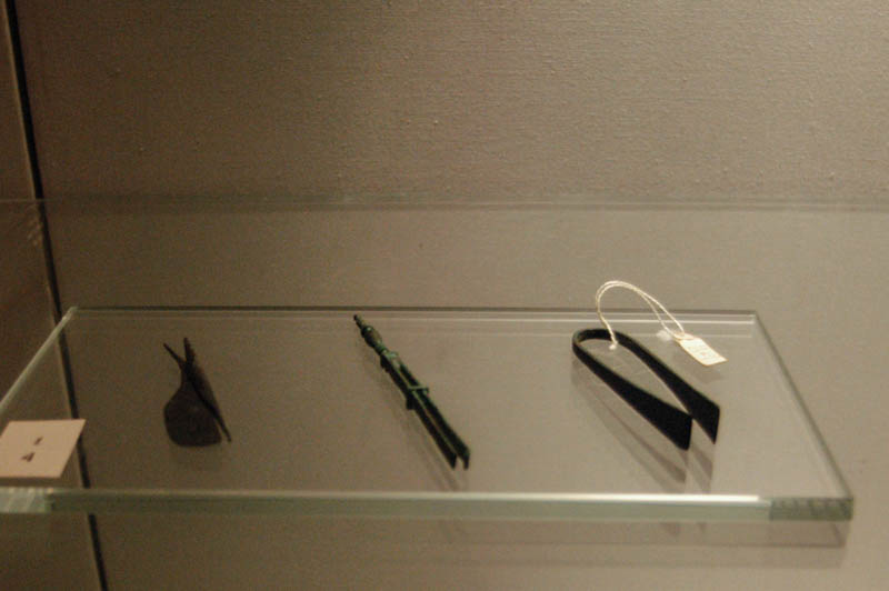 A display of the tools used in mummification
