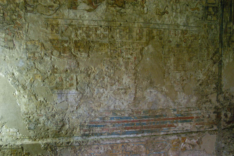 Still-colored relief from the main hall