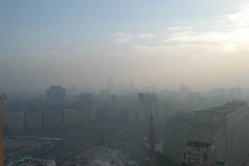 Smog over Cairo -- ever present