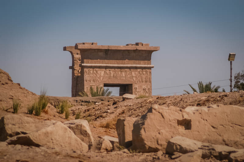 The standing gateway to the temple of Khonsu