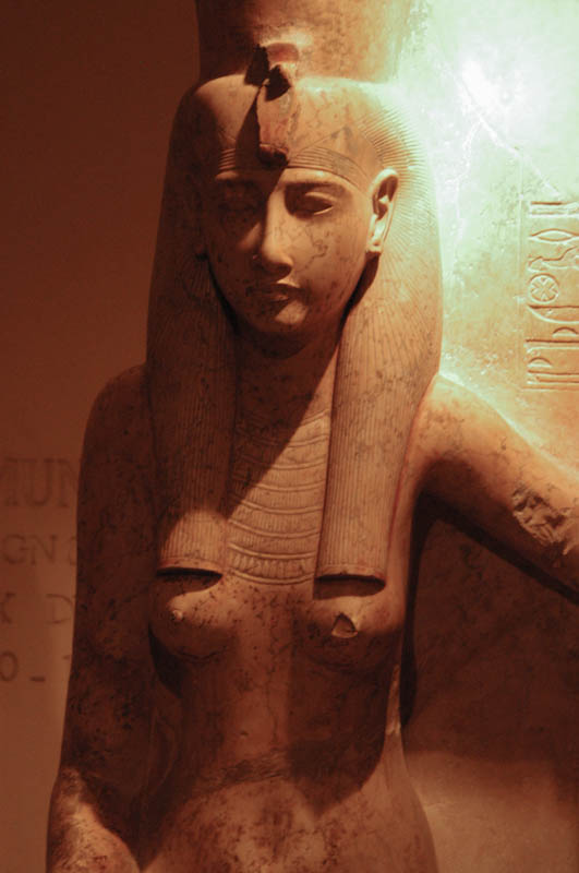 Close up of a goddess figure Iunyt