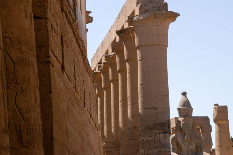 The hypostyle hall at Luxor