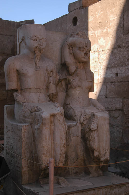 The seated king and queen