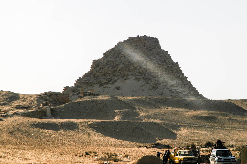 Pyramid of Sahure, which may have been stepped