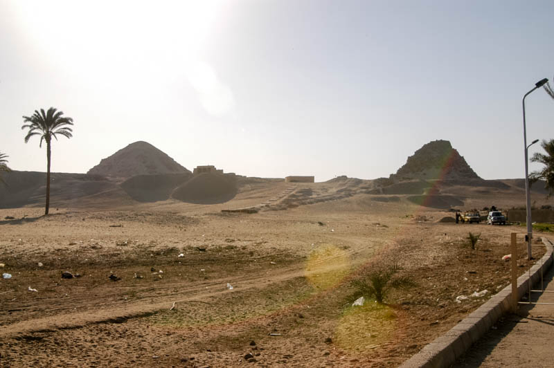 Pyramids of Abu Sir, currently on a military reservation