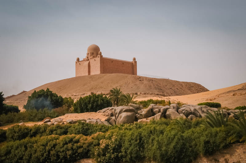 The huge stone fortress