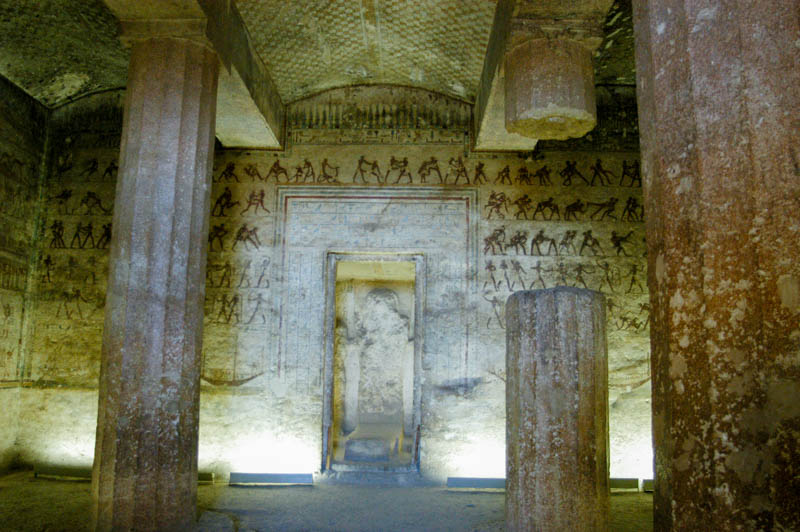The sanctuary of the tomb of Amenmenhet