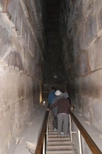 Climbing the Grand Gallery, Geat Pyramid at Giza