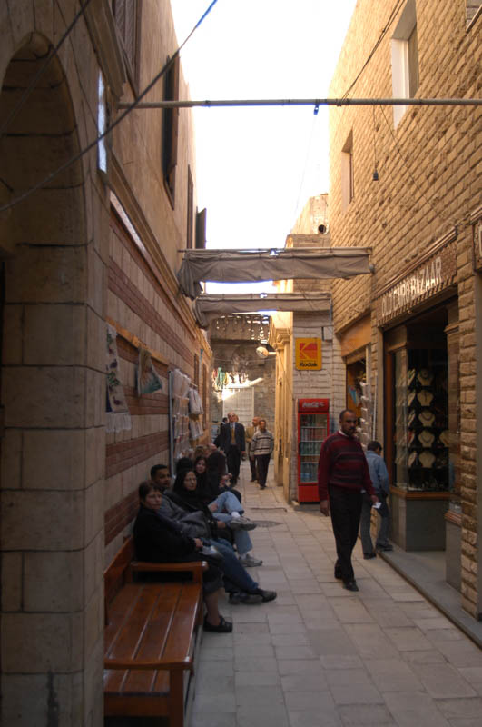 A narrow street in the Old City
