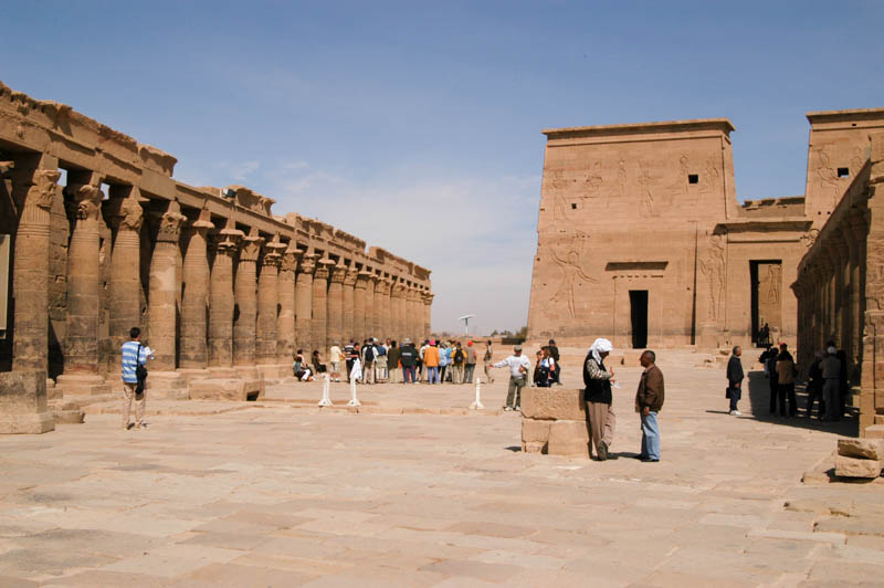 The Great Courtyard of the Temple of Isis at Phliae