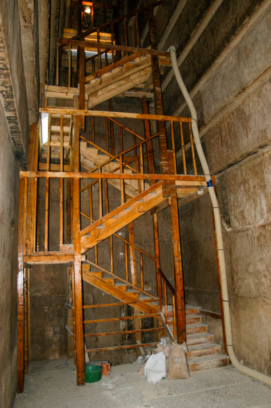 Stairs to the burial chamber of the Red Pyramid