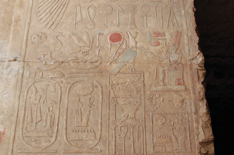 Cartouches and serekhs of the kings of Egypt