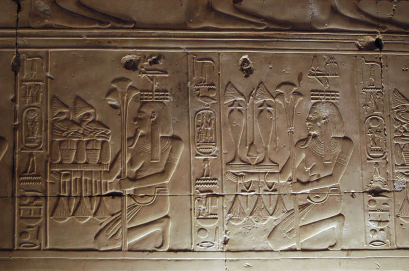 Offering tables from the temple at Abydos