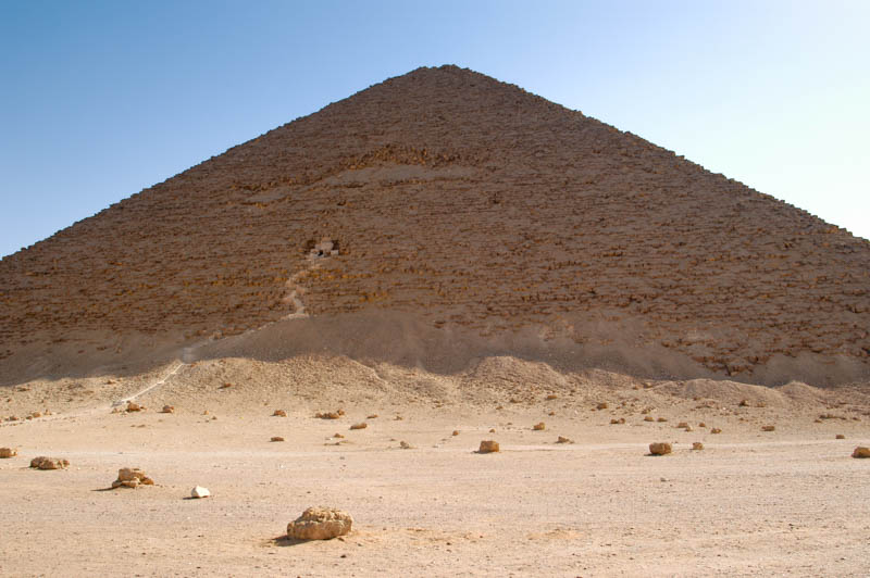 The north pyramid (Red Pyramid) at Dashur