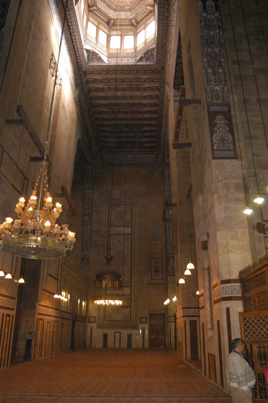 The central hall of the mosque