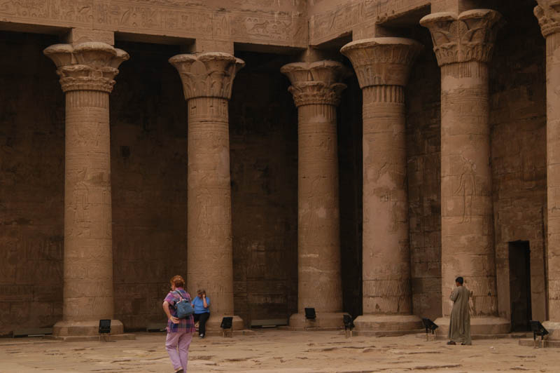 Columns of the inner courtyeard