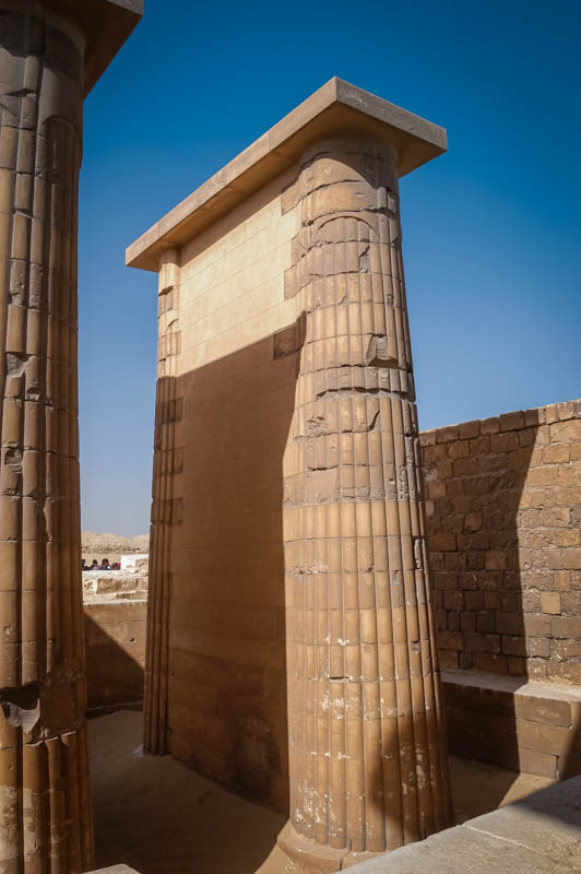 Embedded columns, Great Hall of Saqqara