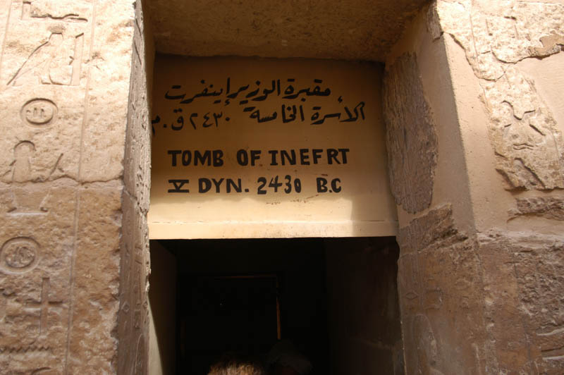 Entrance to the Mastaba Tomb of Inefrt