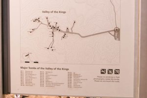 General map of the tombs in the main valley