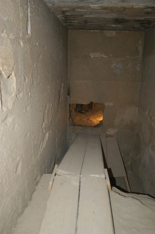 The passage down into the mastaba