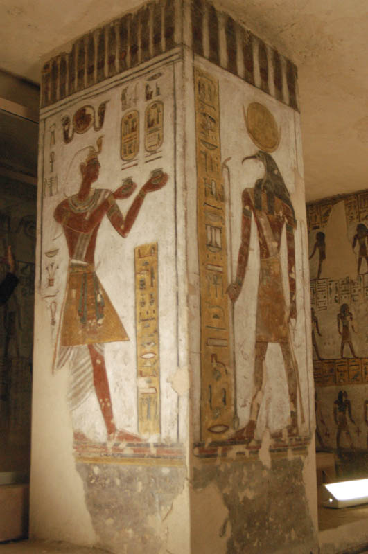 Offerings to Thoth, tomb of Ramses III, Valley of the Kings