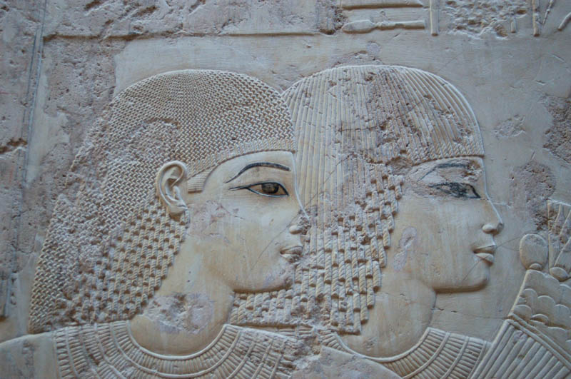 Unbelievable detail on the carvings at the tomb of Ramose