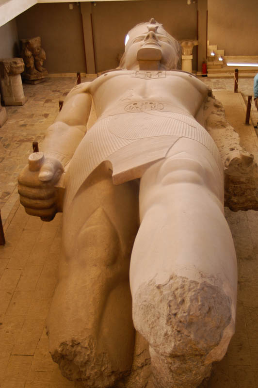 Colossus lying down, but still impressive