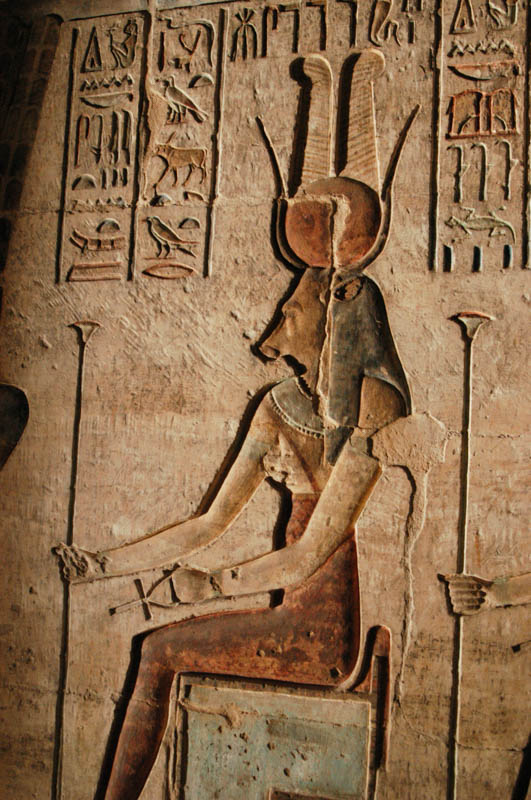 Bas-relief of Hathor