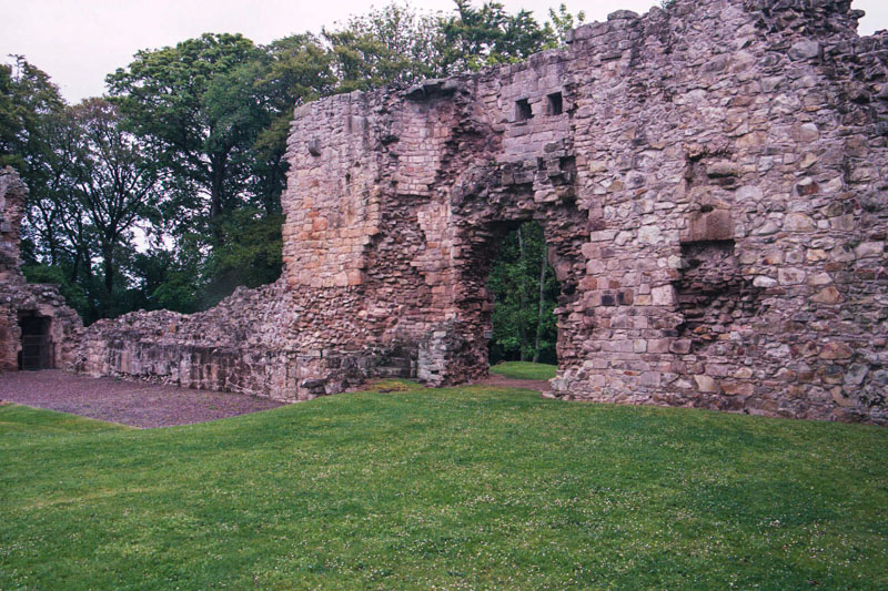 gate in the exterior walls, which are very thick